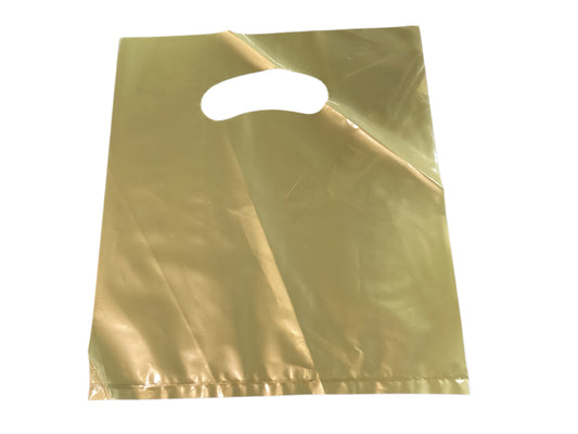 Extra Small Golden Gift Bag 23x20cm 100pk
