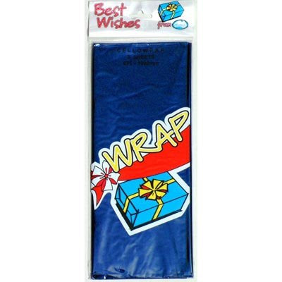 CELLOWRAP BLUE P3 625mmx1m NIS Packaging & Party Supply