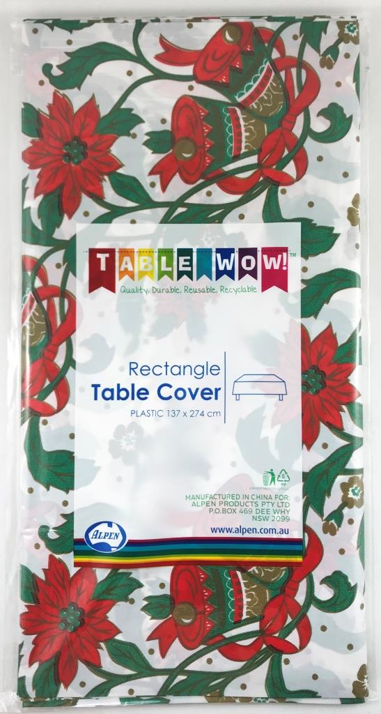 Buy Christmas Printed Rectangle Tablecover 1pc at NIS Packaging & Party Supply Brisbane, Logan, Gold Coast, Sydney, Melbourne, Australia
