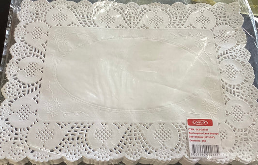 Rectangle Doyleys 10x14" (250×350mm) 250pk
