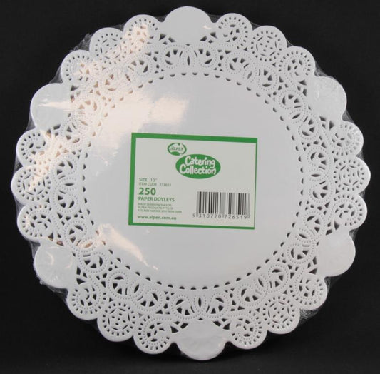 Buy DOYLEY ROUND 10" 256mm 250pc at NIS Packaging & Party Supply Brisbane, Logan, Gold Coast, Sydney, Melbourne, Australia