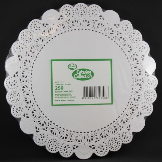 Buy DOYLEY ROUND 12" 305mm 250pcs at NIS Packaging & Party Supply Brisbane, Logan, Gold Coast, Sydney, Melbourne, Australia
