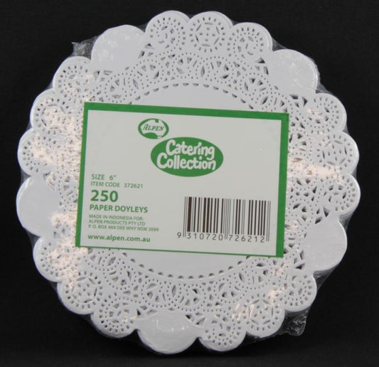 Buy DOYLEY ROUND 6" 153mm 250pcs at NIS Packaging & Party Supply Brisbane, Logan, Gold Coast, Sydney, Melbourne, Australia