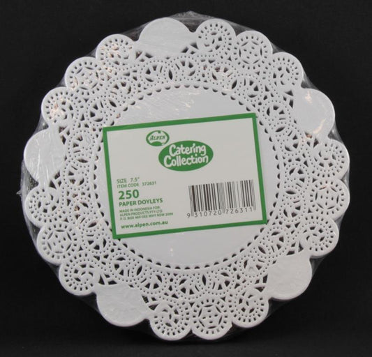 Buy DOYLEY ROUND 7.5" 193mm 250pc at NIS Packaging & Party Supply Brisbane, Logan, Gold Coast, Sydney, Melbourne, Australia
