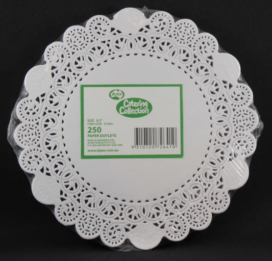 Buy DOYLEY ROUND 8.5" 215mm 250pcs at NIS Packaging & Party Supply Brisbane, Logan, Gold Coast, Sydney, Melbourne, Australia