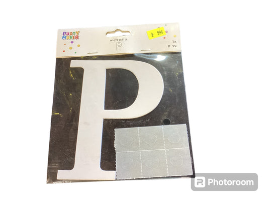 Letter P 2 pcs