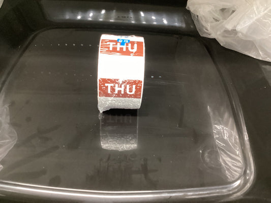 Lable Thursday Square 500pcs/roll