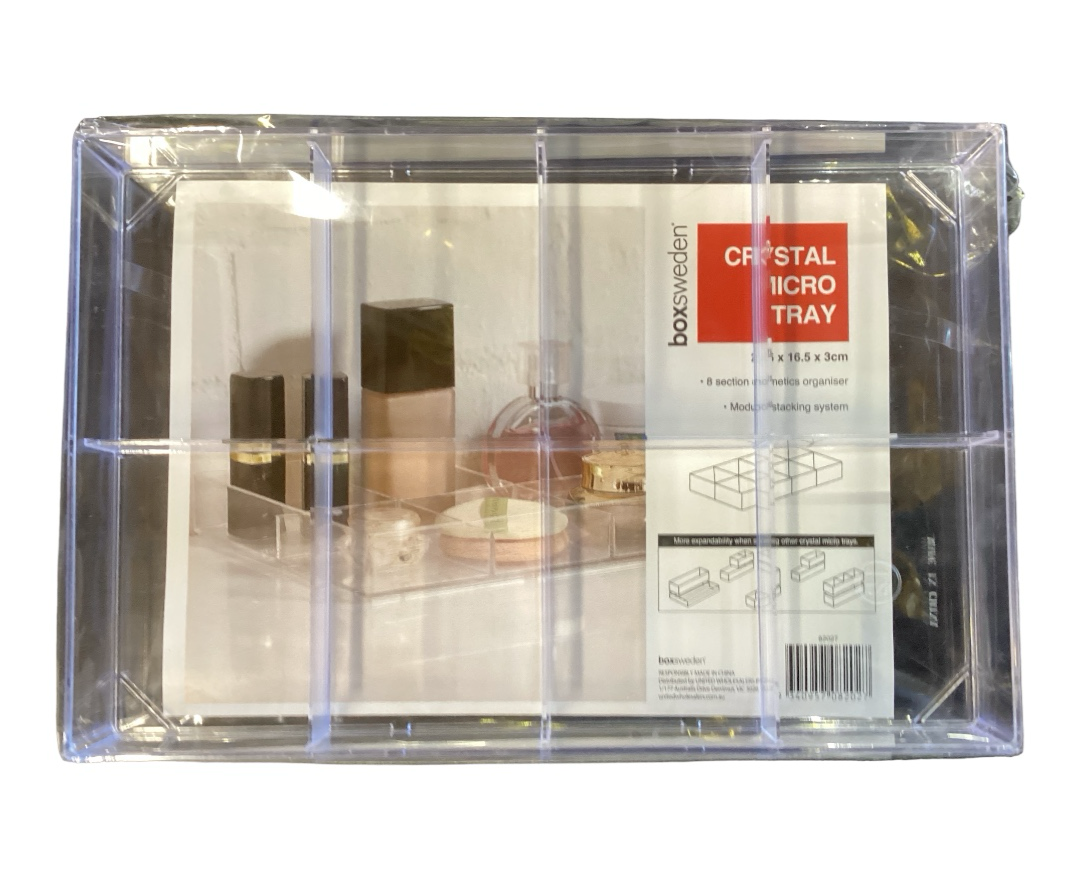 CRYSTAL MICRO TRAY 24.5×16.5×3cm