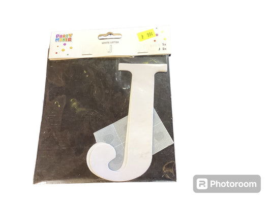 Letter J 2 pcs