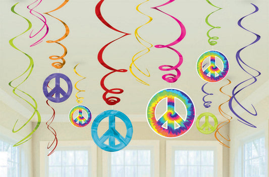 Feeling Groovy Swirl Value Pack NIS Packaging & Party Supply