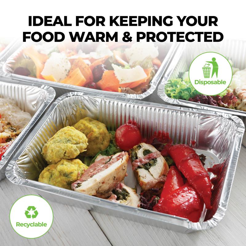 Foil Tray Deep 31.5cm x 25.5cm x 10.2cm NIS Packaging & Party Supply