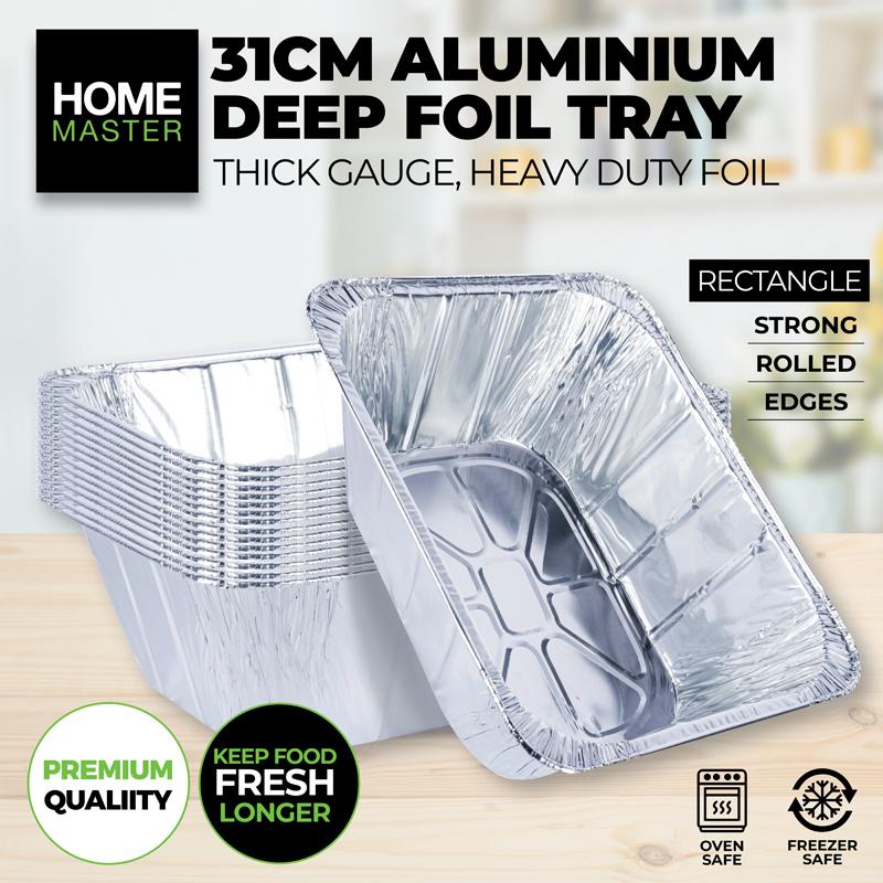 Foil Tray Deep 31.5cm x 25.5cm x 10.2cm NIS Packaging & Party Supply