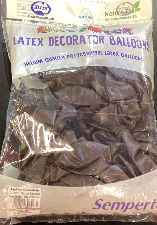 Fashion Chocolate round balloon