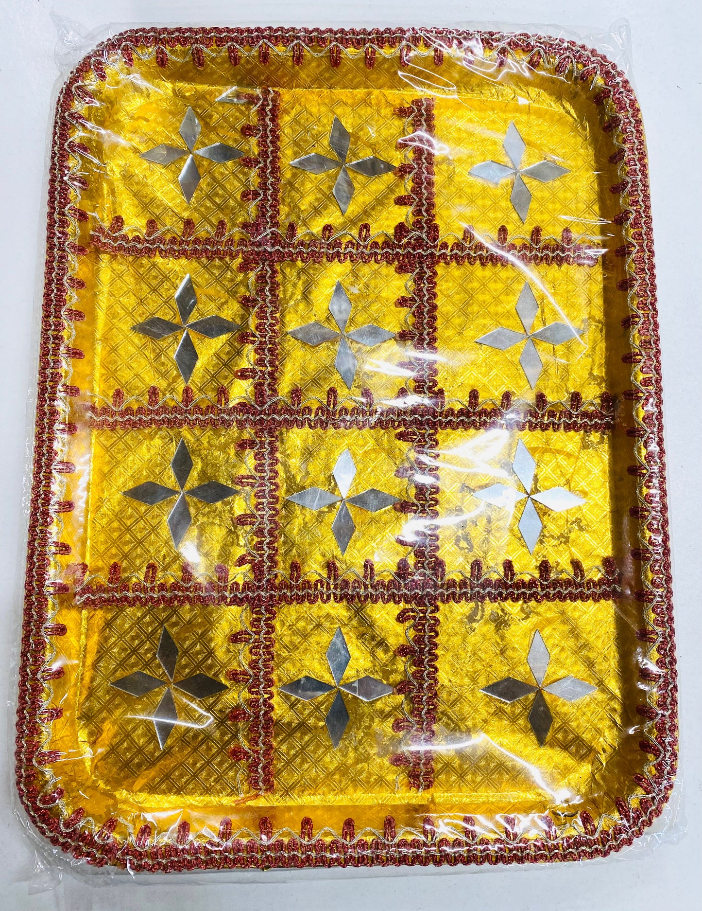 Wedding Decoration Large Thali Handmade 39cm 1pc