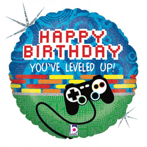 Game Controller Birthday 18Inch/45cm Round  1pc