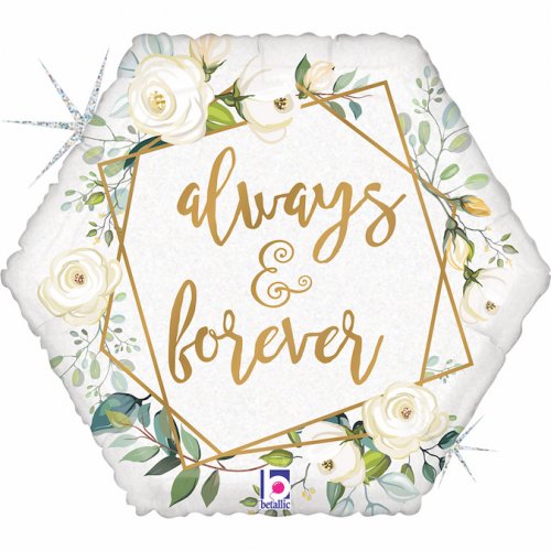 Geo Always & Forever 18Inch Round 1pc