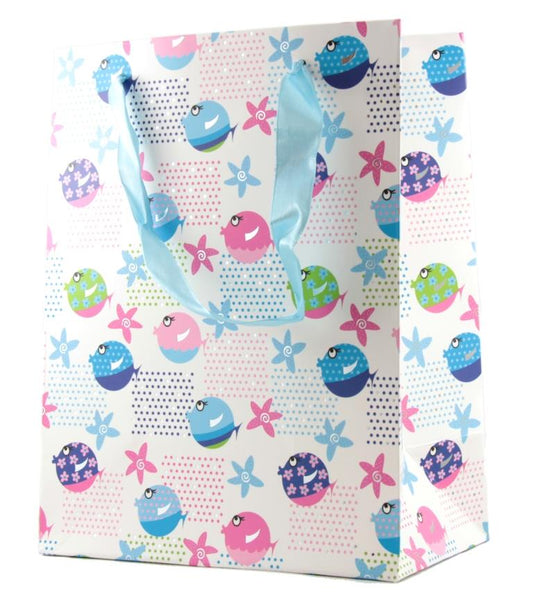 GIFTBAG MED ANIMALS/FOIL NIS Packaging & Party Supply