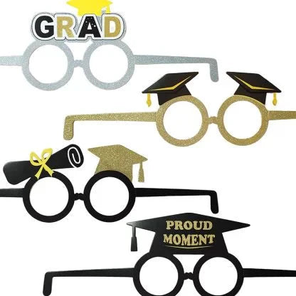 GRADUATION Party Glasses 4pk NIS Traders