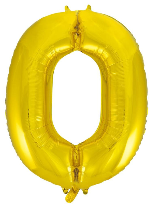 Buy Gold Foil Balloon Number #0 (34inch) at NIS Packaging & Party Supply Brisbane, Logan, Gold Coast, Sydney, Melbourne, Australia