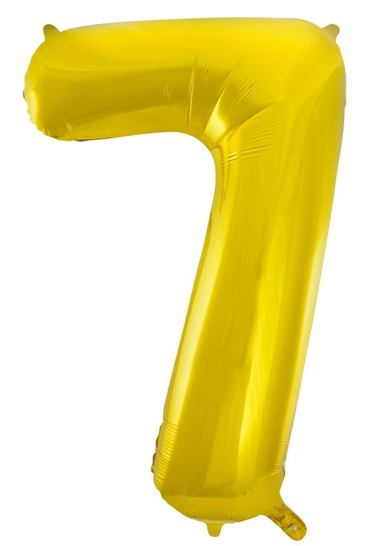 Buy Gold Foil Balloon Number #7 (34inch) at NIS Packaging & Party Supply Brisbane, Logan, Gold Coast, Sydney, Melbourne, Australia