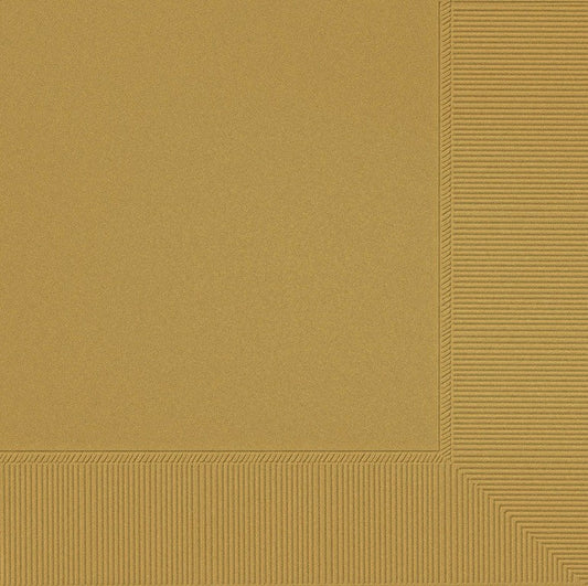 Gold Sparkle Beverage Napkins 20pk NIS Traders