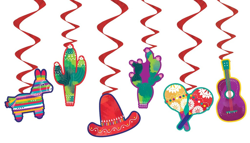 HANGING Decoration 6PK FIESTA NIS Traders