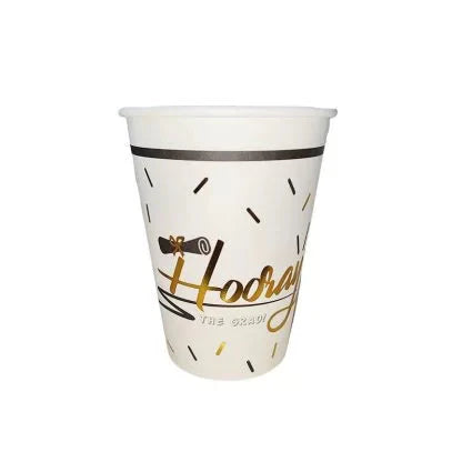 HOORAY Graduation Paper Cups 8pk NIS Traders