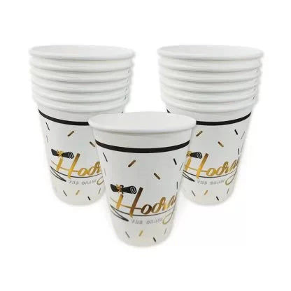 HOORAY Graduation Paper Cups 8pk NIS Traders