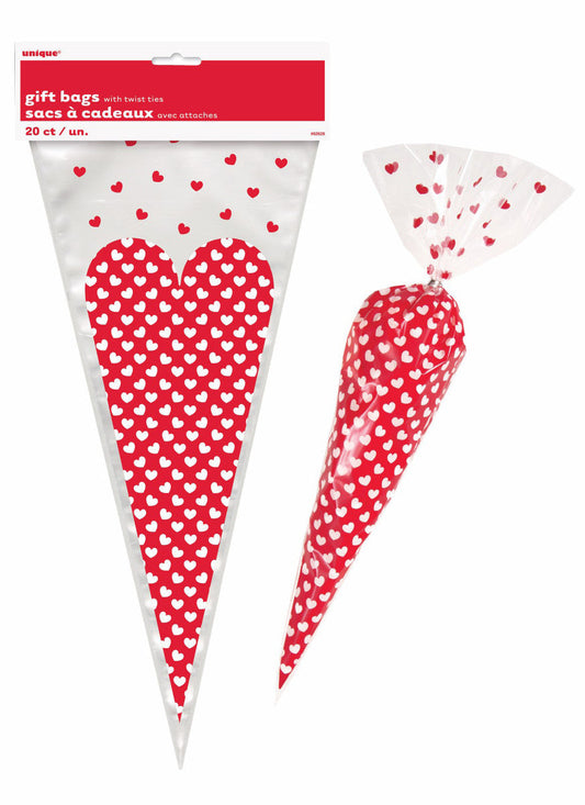 Heart Shape cello bag /Gift bags NIS Traders