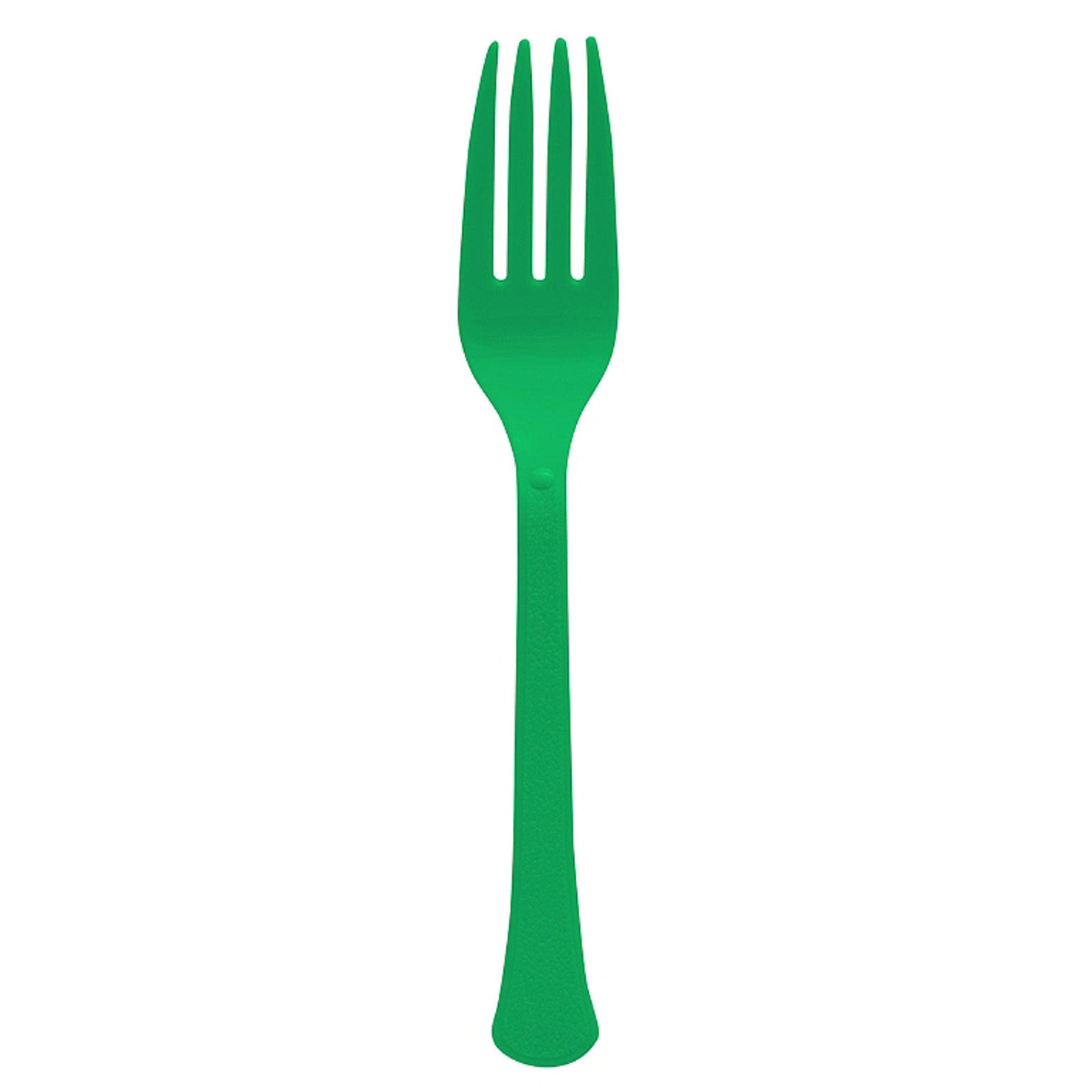 Heavy Duty Fork -Festive Green ( 20 pack) NIS Traders