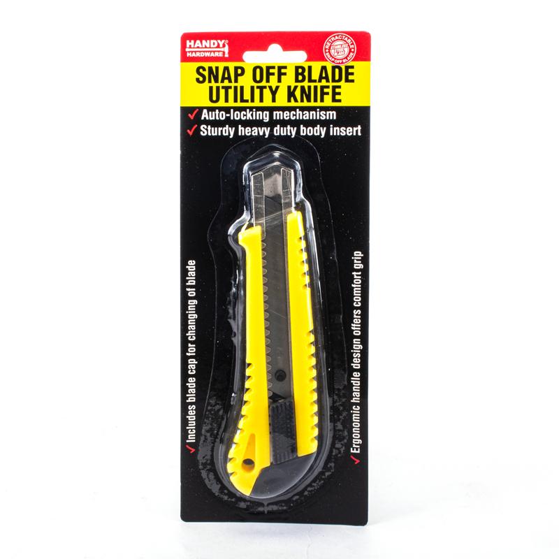 Knife Utility Snap Off Blade With Locking Mechanism (267903) NIS Traders