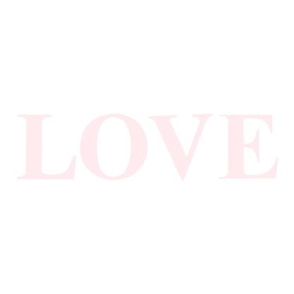 Letter LOVE Pink 1pc NIS Traders