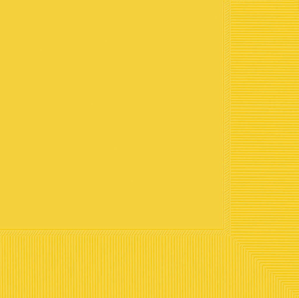 Lunch Napkins 20 Pack (2PLY)-Yellow Sunshine NIS Traders