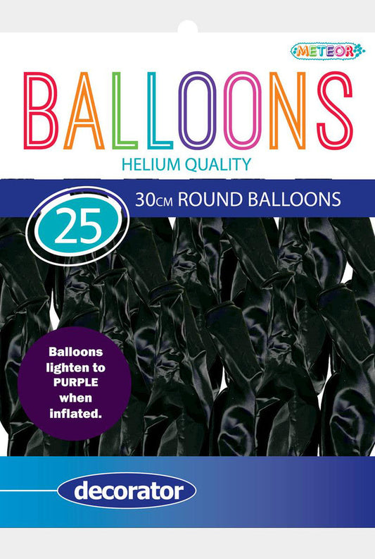 PURPLE - 25 X 30CM (12") Latex Balloons