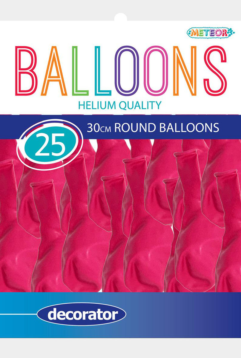BUBBLEGUM PINK - 30CM (12") BALLOONS 25pk