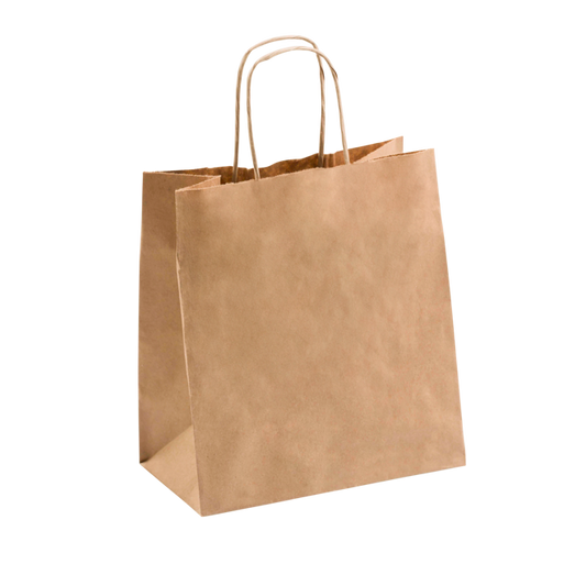 SMALL PAPER TWIST HANDLE BAG 25/slv. (250 ctn)