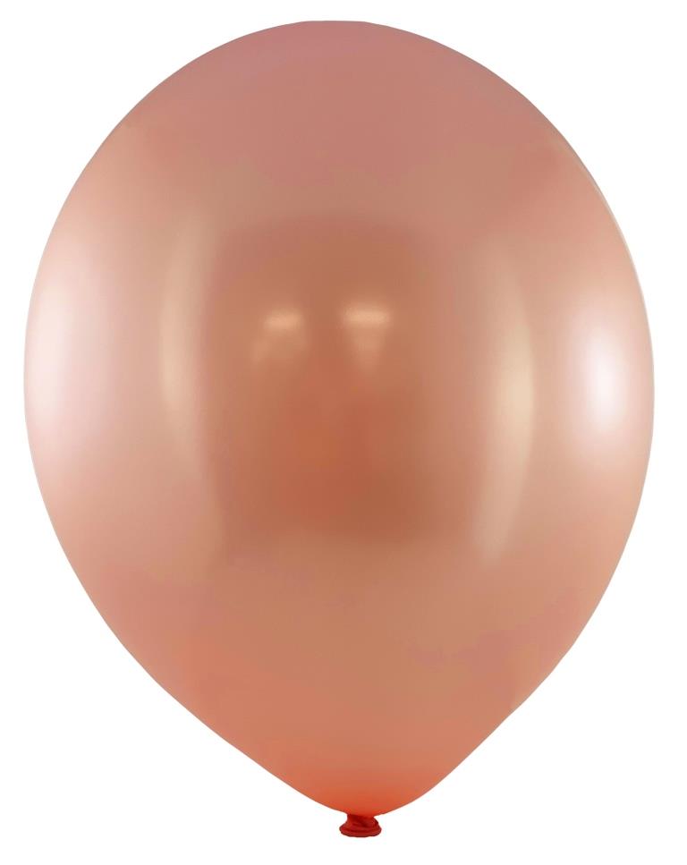 Buy Metallic Rose Gold 30cm Balloons P25 at NIS Packaging & Party Supply Brisbane, Logan, Gold Coast, Sydney, Melbourne, Australia