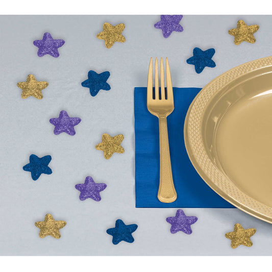 Moon & Stars Celebration Moons & Stars Scatters Glittered Foam Sprinkles NIS Traders