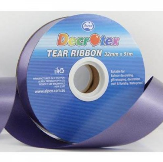 Buy NAVY BLUE TEAR RIBBON 32MMX91M at NIS Packaging & Party Supply Brisbane, Logan, Gold Coast, Sydney, Melbourne, Australia