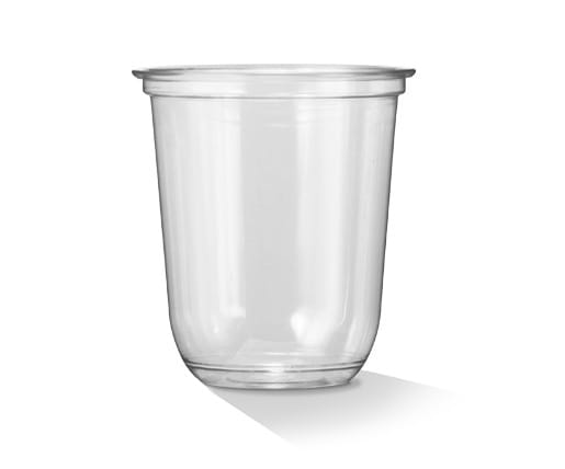 12oz/360ml U shaped Dessert PET cup 50pk