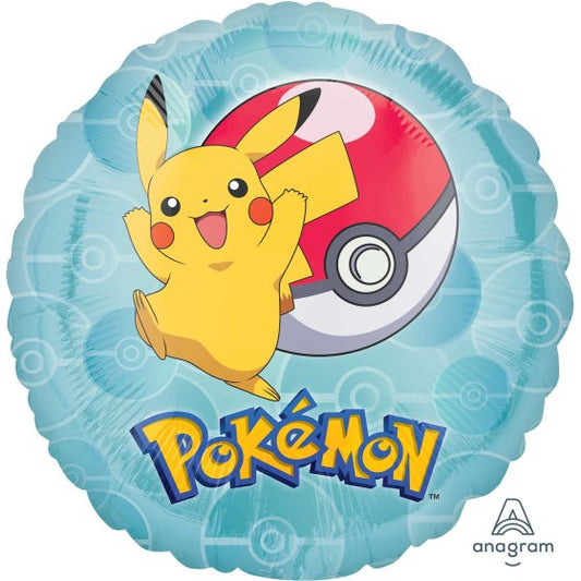 POKEMON  45cm Standard Foil Balloon NIS Traders