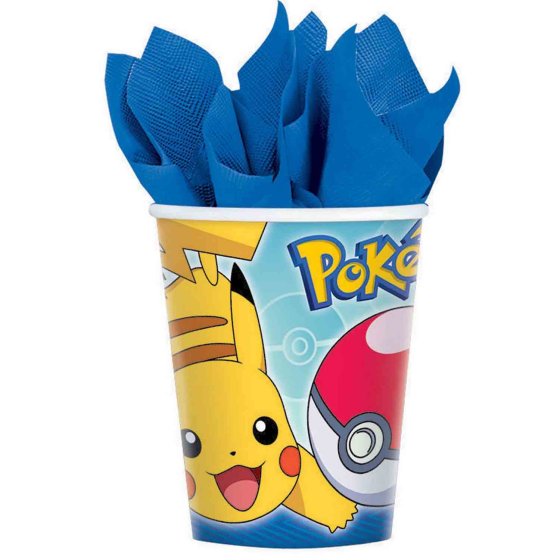 POKEMON CORE 266ml Cups 8pk NIS Traders