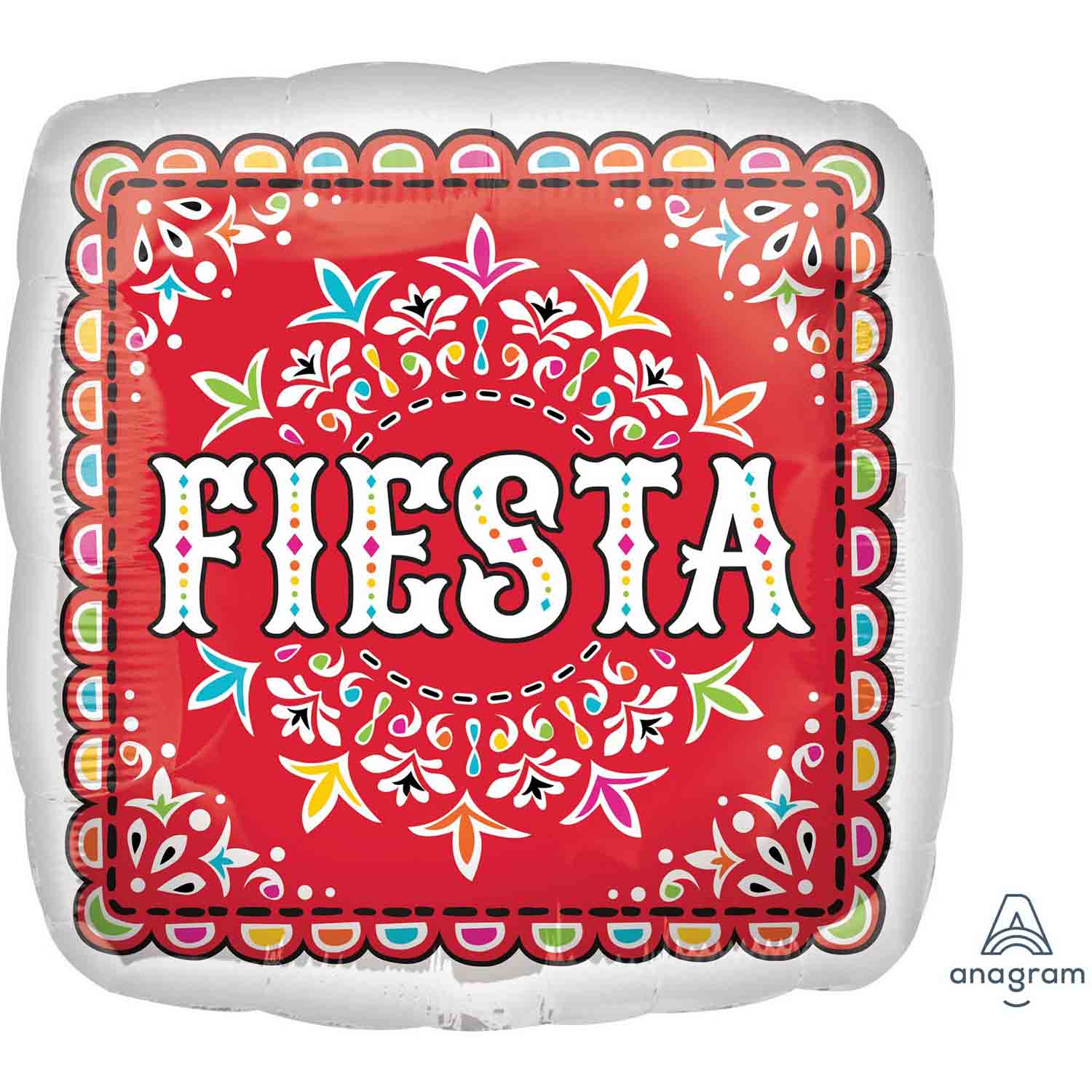 Papel Picado Fiesta Foil Balloon 45cm NIS Traders