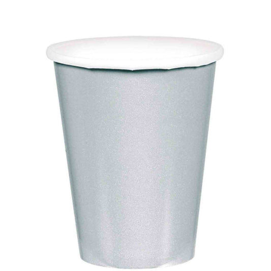 Paper Cups 266ML 20 PACK - SILVER NIS Traders