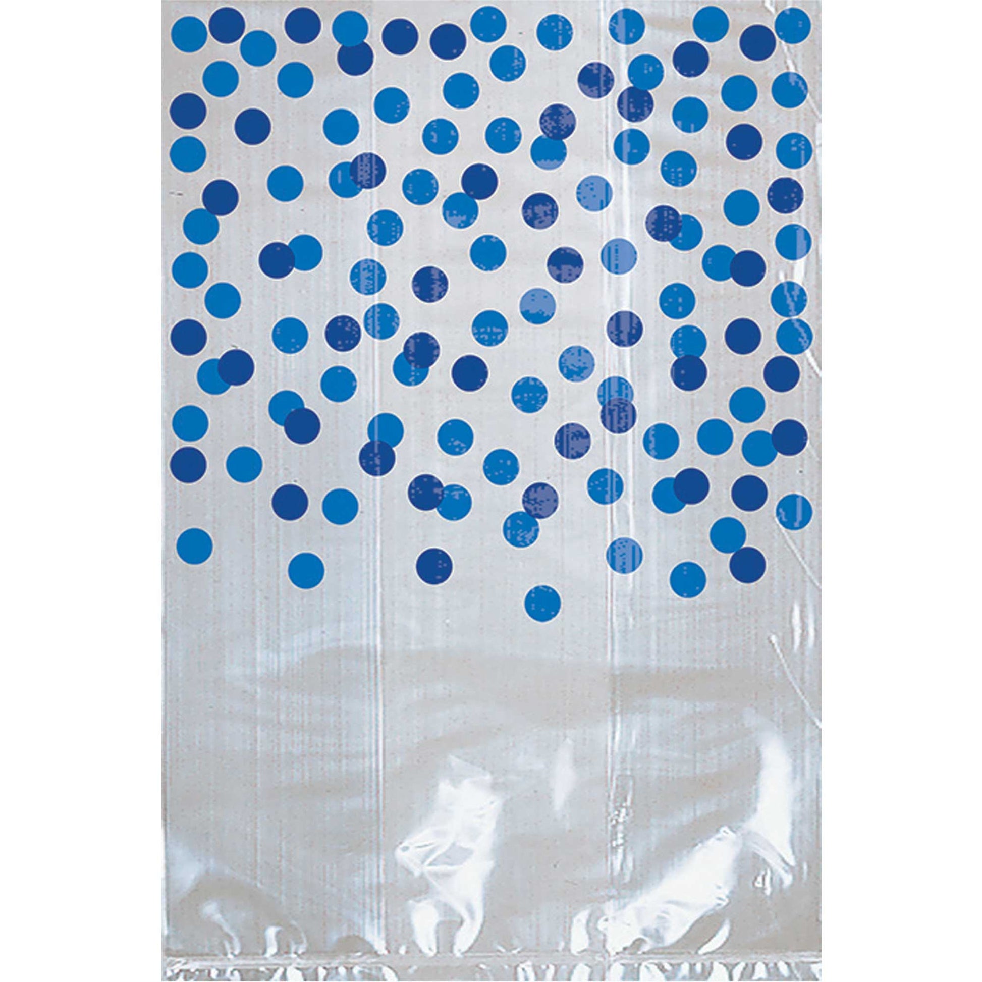 Party Cello Bags & Royal Blue Dots 25pk NIS Traders
