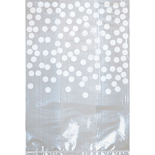 Party Cello Bags & White Dots 25pk NIS Traders