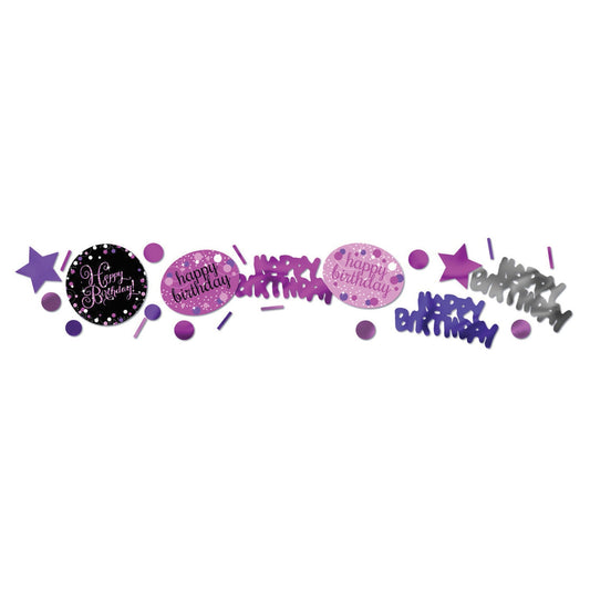 Pink Happy Birthday Confetti (34g) NIS Traders
