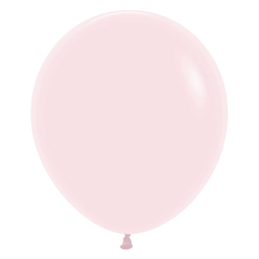 Sempertex Pastel Matte Pink Latex Balloons 45cm, 6pk NIS Traders