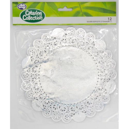 Silver 8.5in (215mm) Round Doyley P12 NIS Traders