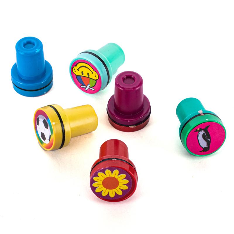 Stamps Party Favour Assorted 6pk NIS Traders